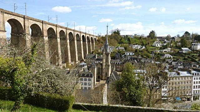 Charmant Studio A Colombages Morlaix Buitenkant foto